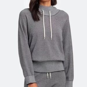 Varley Maceo Mock Neck Drawstring Sweatshirt